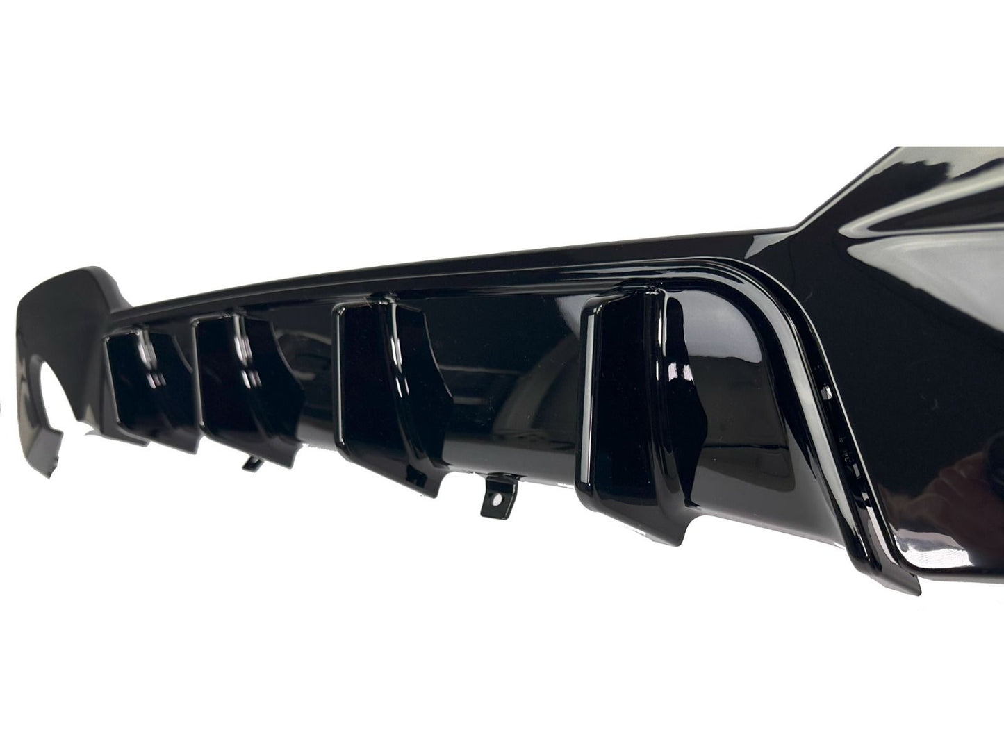 GLOSS BLACK DIFFUSER SUITABLE FOR BMW 3 SERIES G20 / G21 M SPORT 2018-2022 (pre-LCI) 