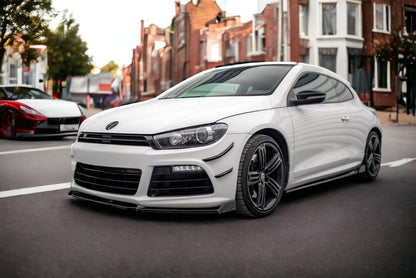 SPLITTER ANTERIORE V.3 + FLAPS VOLKSWAGEN SCIROCCO R MK3