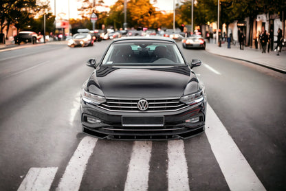 FRONT SPLITTER V.2 SUITABLE FOR VOLKSWAGEN PASSAT B8 FACELIFT 