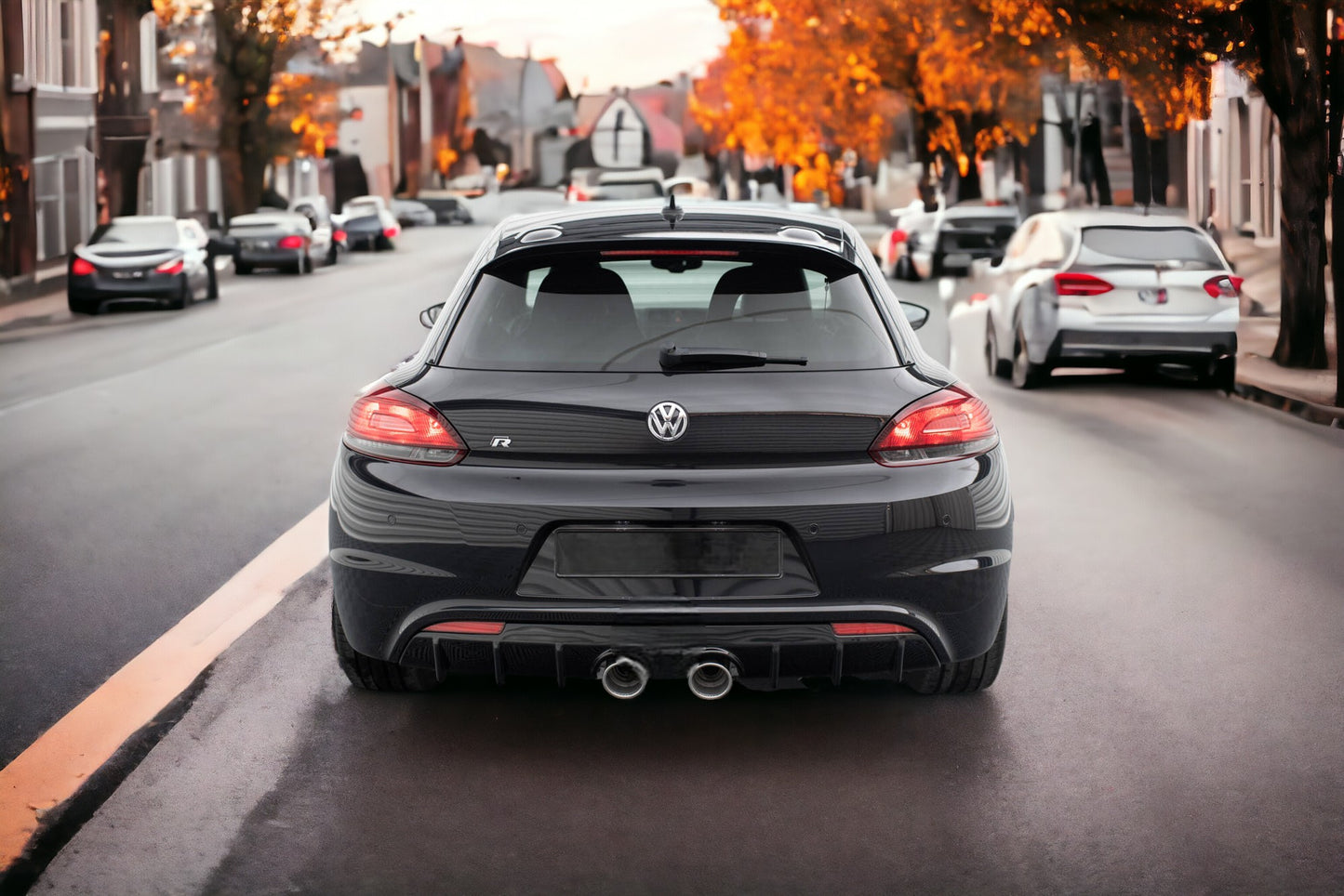 REAR DIFFUSER V.3 SUITABLE FOR VOLKSWAGEN SCIROCCO R MK3 