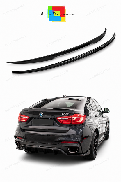 💕Spoiler  adatto per  BMW X6 M-Pack F16-  nero lucido 💕