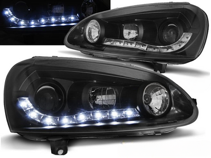 💫ART.6421 FARI DAYLIGHT NERI per VW GOLF 5💫