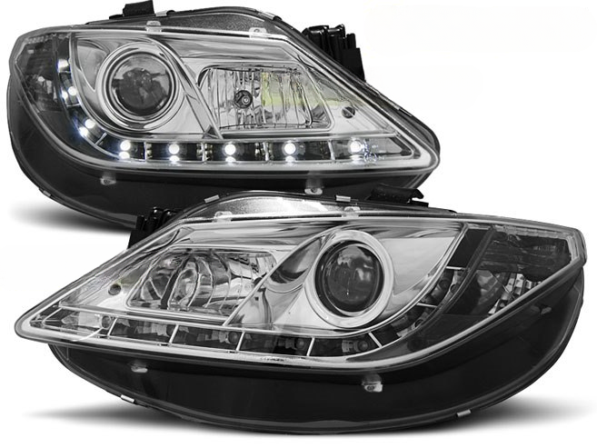 💫ART.6534 FARI DAYLIGHT CROMATI per SEAT IBIZA 6J 2008-2012💫