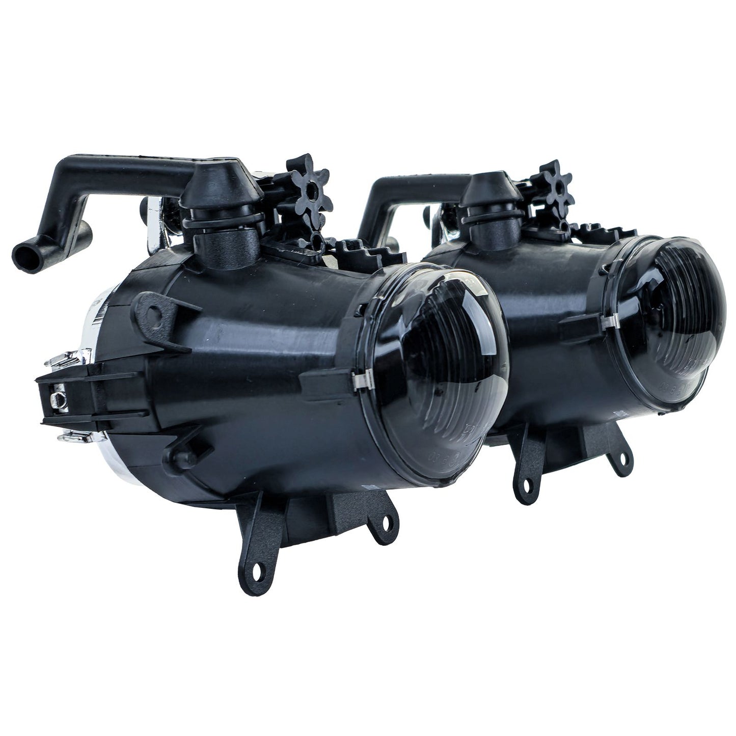 💫ART.7950 Set fari Antinebbia in vetro trasparente nero fumé – per BMW E46💫