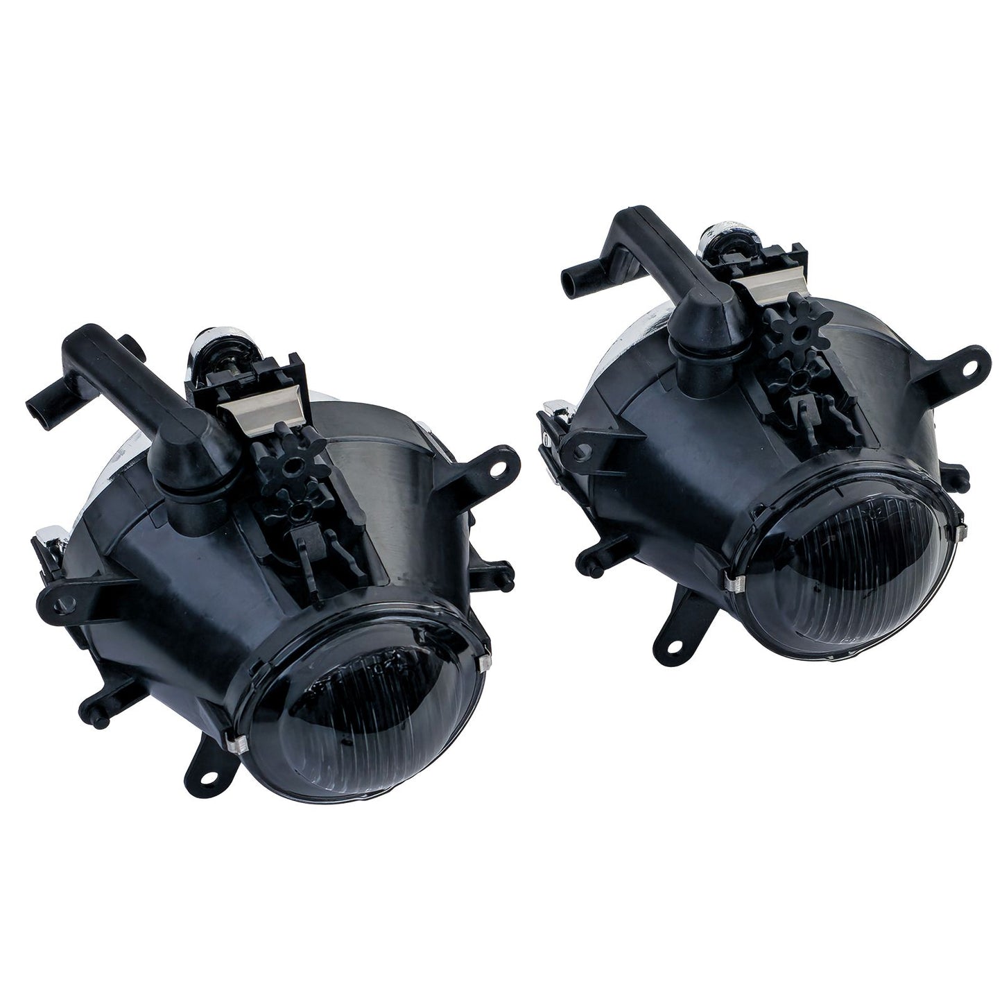 💫ART.7950 Set fari Antinebbia in vetro trasparente nero fumé – per BMW E46💫