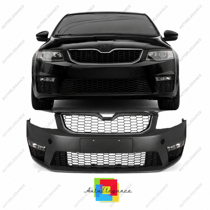 👉Paraurti Anteriore Skoda Octavia 13-17 Look RS con DRL👈
