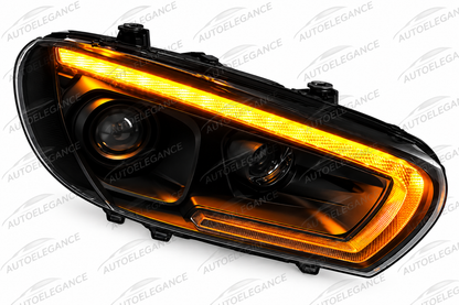ART.10777  FARI ANTERIORI ADATTO PER  VW SCIROCCO 08-04.14 NERO