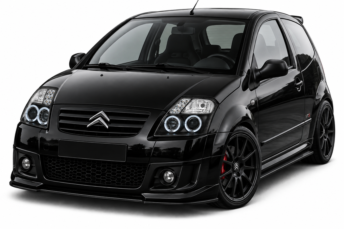 ART.10696  FARI ANTERIORI ADATTO  PER CITROEN C2 03-10 NERO