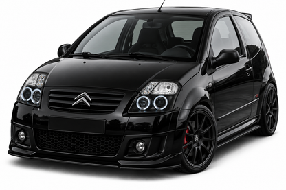 ART.10696  FARI ANTERIORI ADATTO  PER CITROEN C2 03-10 NERO