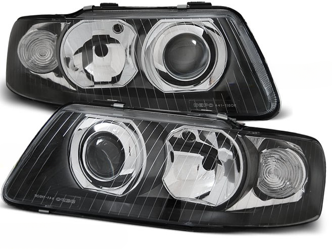 💫ART.6212 FARI OCCHI D'ANGELO NERI per AUDI A3 2000-2003💫