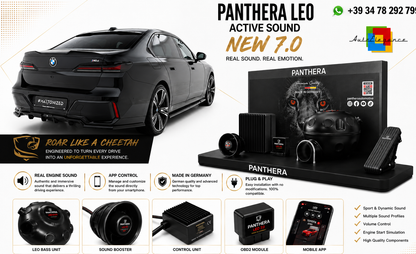 💫ART.2672 PANTHERA Soundsystem Booster 7.0 - BMW 7 M-Pack G70💫