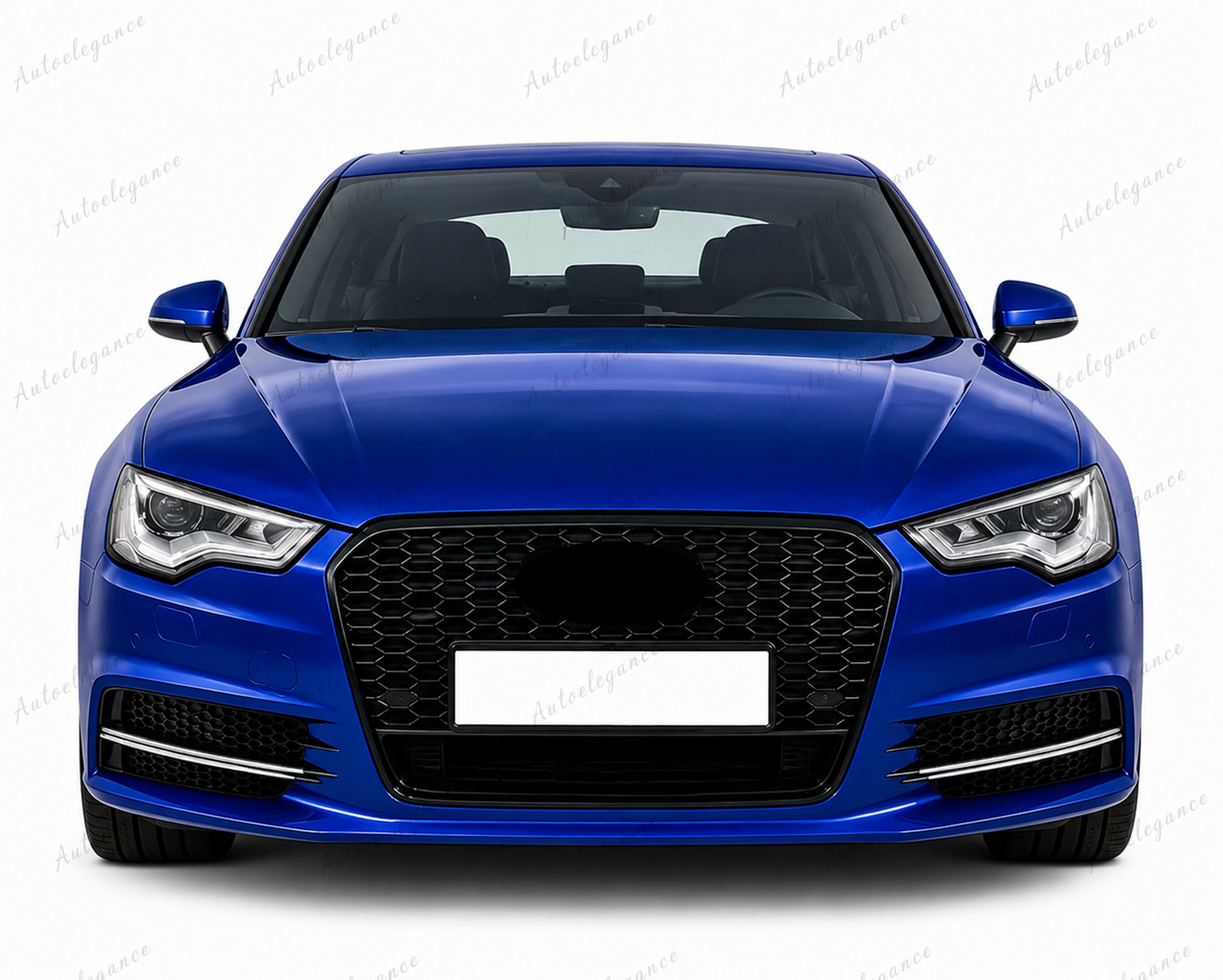 🔥ART.0589 GRIGLIA ADATTO PER AUDI A6 4G C7 2012-2015 LOOK RS6 NERA🔥