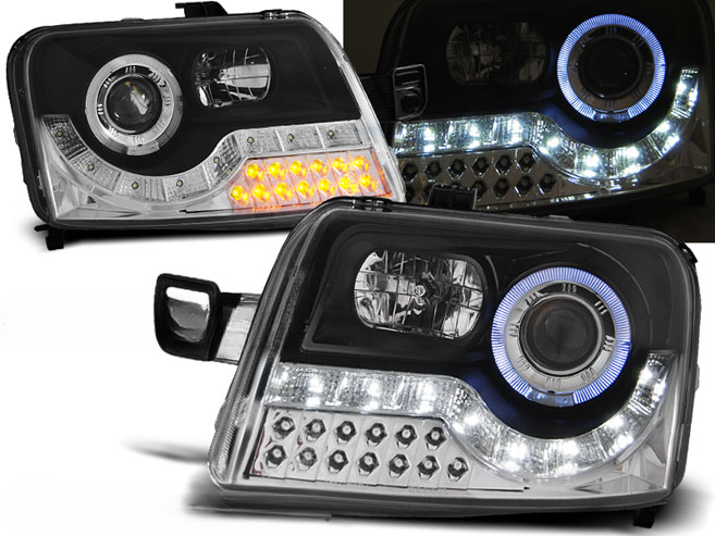 FARI ADATTI COMPATIBILI PER FIAT PANDA 03-12 DAYLIGHT NERO