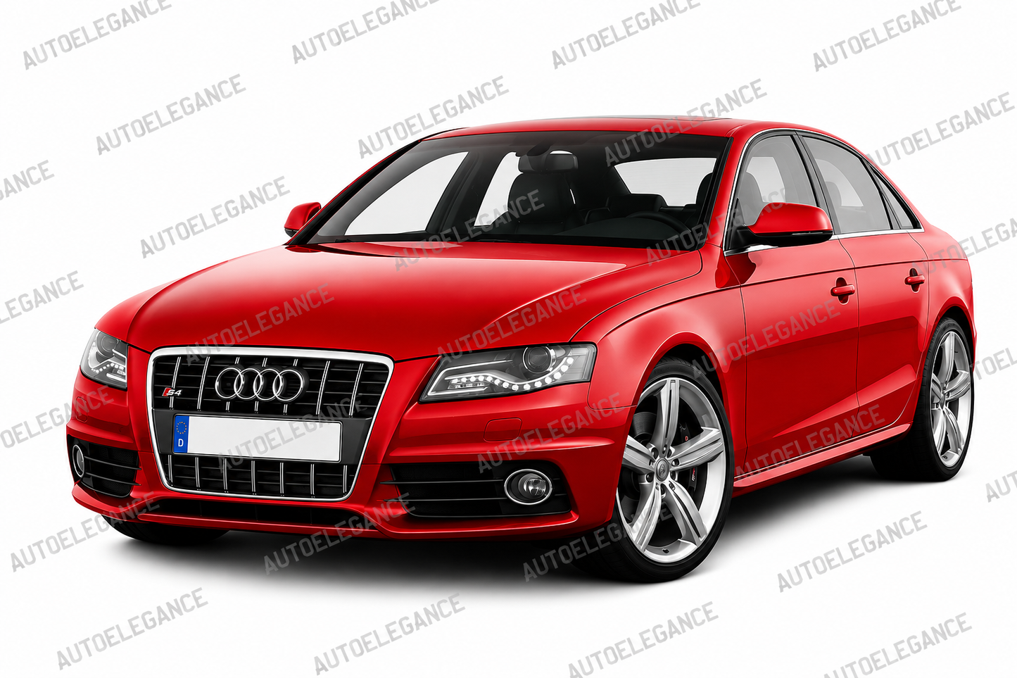 ART.0632 GRIGLIA ANTERIORE AUDI A4 B8 08-12 AVANT BERLINA CALANDRA S4 NERA BORDO CROMATO