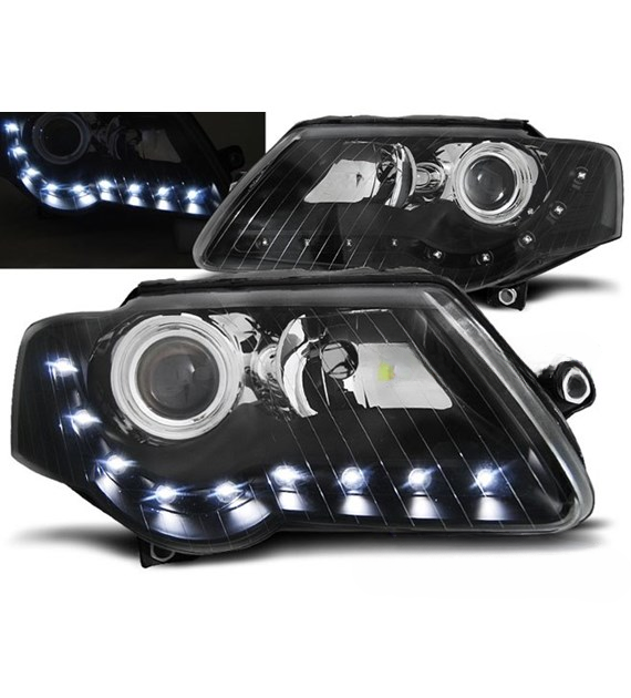 ART.6322  FARI ANTERIORI  VW PASSAT B6 3C 03.05-10 NERI