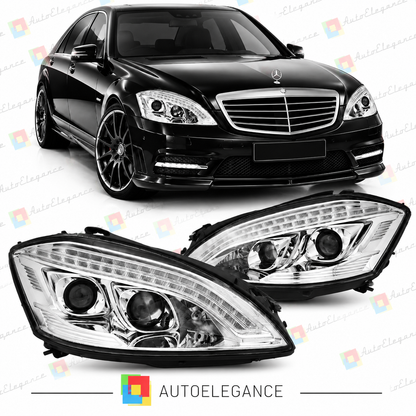 💕ART.10612 FARI ANTERIORI ADATTO PER  MERCEDES CLASSE S W221 05-09💕