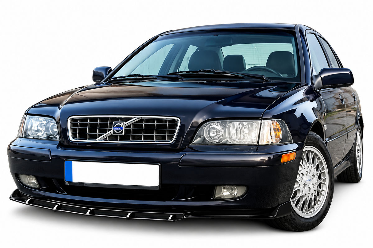 👉LAMA SOTTO PARAURTI ANTERIORE IN ABS LOOK RS NERO ADATTO PER VOLVO S40 V40👈