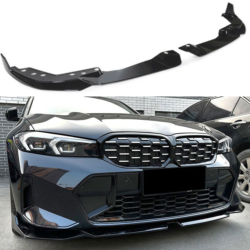 6276⭐Splitter adatto per BMW Serie 3 G20 G21 LCI dal 022 con pacchetto M-Sport⭐