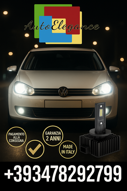 COPPIA LAMPADE D2S LED DA XENON A LED PER  VW Golf 5 V 2007