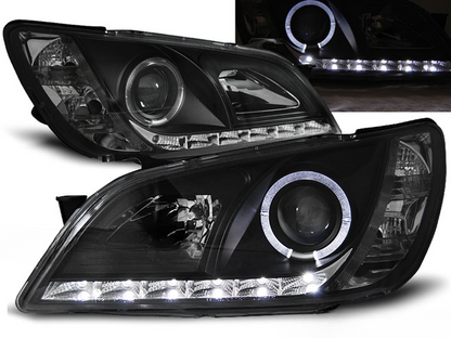 FARI ADATTI PER LEXUS IS 01-05 NERO LUCE DIURNA