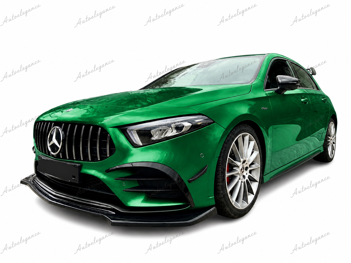 🔥ART.0066 SPLITTER ANTERIORE AMG ADATTO PER MERCEDES A W177 A35🔥
