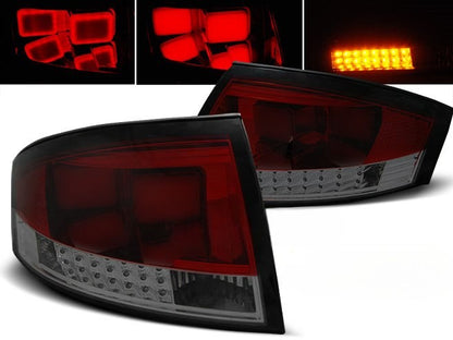 💫ART.6170 Fanali posteriori LED rosso fume adatti per Audi TT 8N 1999–2006💫