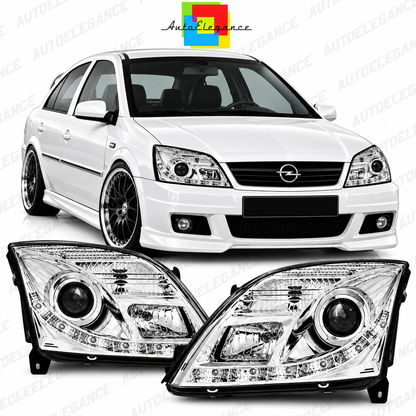 ART.11024 FARI ANTERIORI ADATTO PER OPEL VECTRA C 04.02-08.05 LED