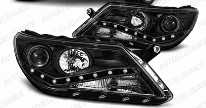 ART.10871 FARI ANTERIORI ADATTO PER VW TIGUAN 10.07-11 NERO