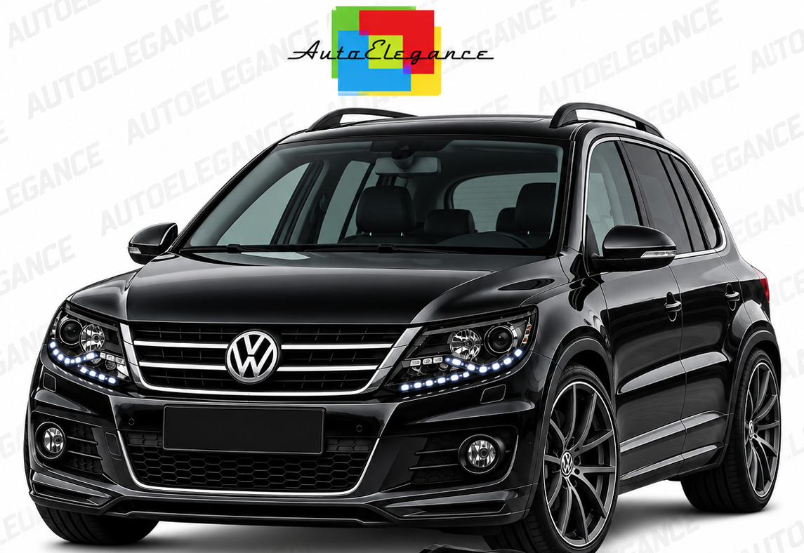 ART.10871 FARI ANTERIORI ADATTO PER VW TIGUAN 10.07-11 NERO