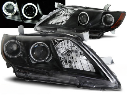 💫ART.6208 FARI OCCHI D'ANGELO per TOYOTA CAMRY 6 XV40 2006-2009 NERO💫