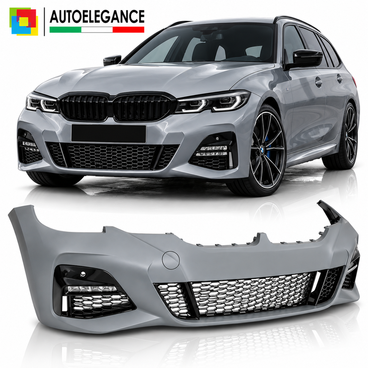 PARAURTI ANTERIORE SPORT PDC adatto per BMW G20/G21 19-22 LOOK M