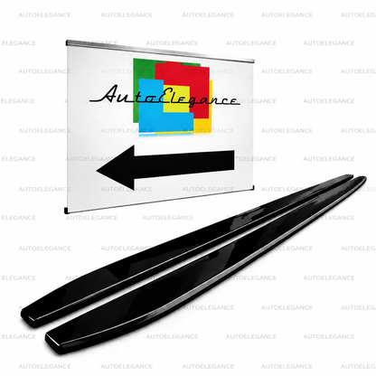 👉ART.10360 COPPIA SOTTOMINIGONNE LATERALI TUNING PER MERCEDES-BENZ SLK R172 (170cm)👈