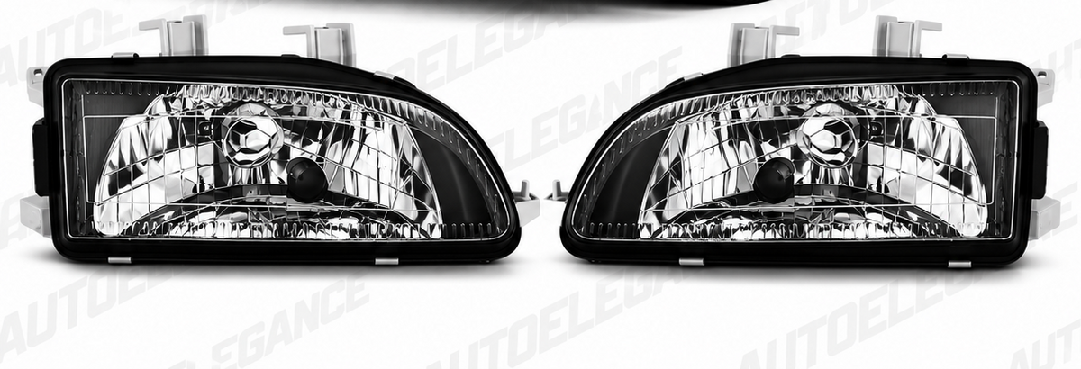 ART.11105 FARI ANTERIORI ADATTO PER HONDA CIVIC 09.91-08.95 2D/3D NERO