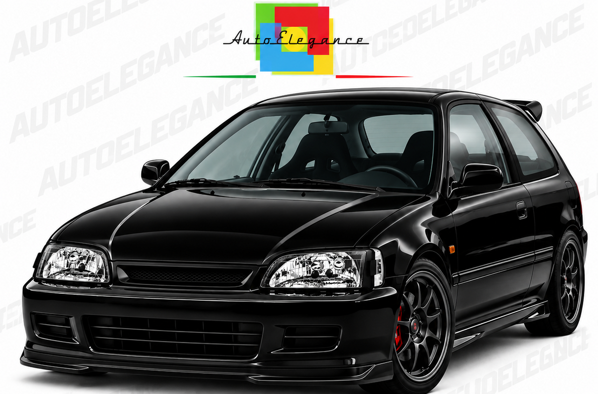 ART.11105 FARI ANTERIORI ADATTO PER HONDA CIVIC 09.91-08.95 2D/3D NERO