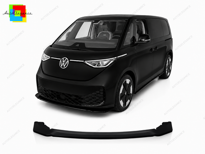 👉Splitter anteriore V.1 VW ID. Buzz 2022- labbro spoiler ABS nero lucido👈