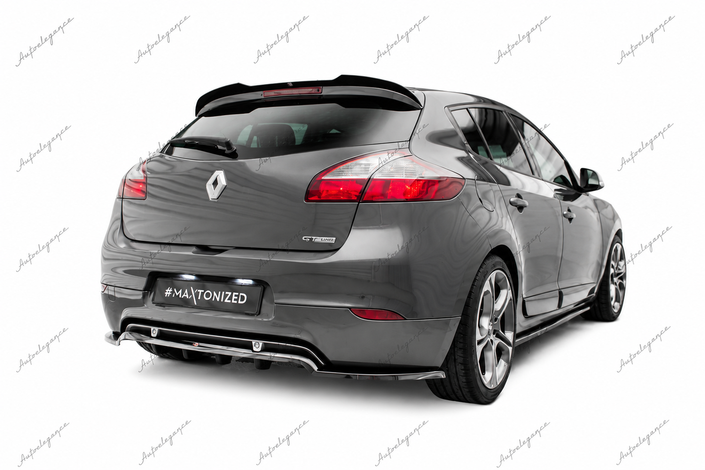 🔥ART.9836 SPLITTER POSTERIORE (CON BARRE VERTICALI) PER RENAULT MEGANE GT MK3🔥