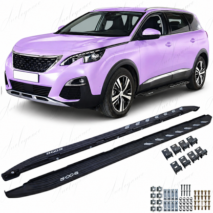 🔥ART.9720 PEDANE LATERALI STILE OE NERO ADATTO PER PEUGEOT 5008 2017-2024🔥