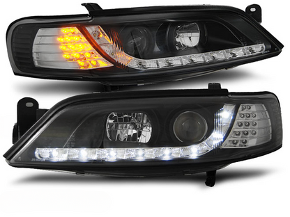 OPEL VECTRA B 11.96-12.98 BLACK LED DIRECTION INDICATOR DAYTIME LIGHT 