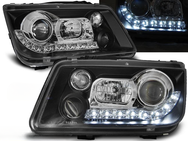 💫ART.6236 FARI DAYLIGHT NERI per VW BORA 1998-2005💫