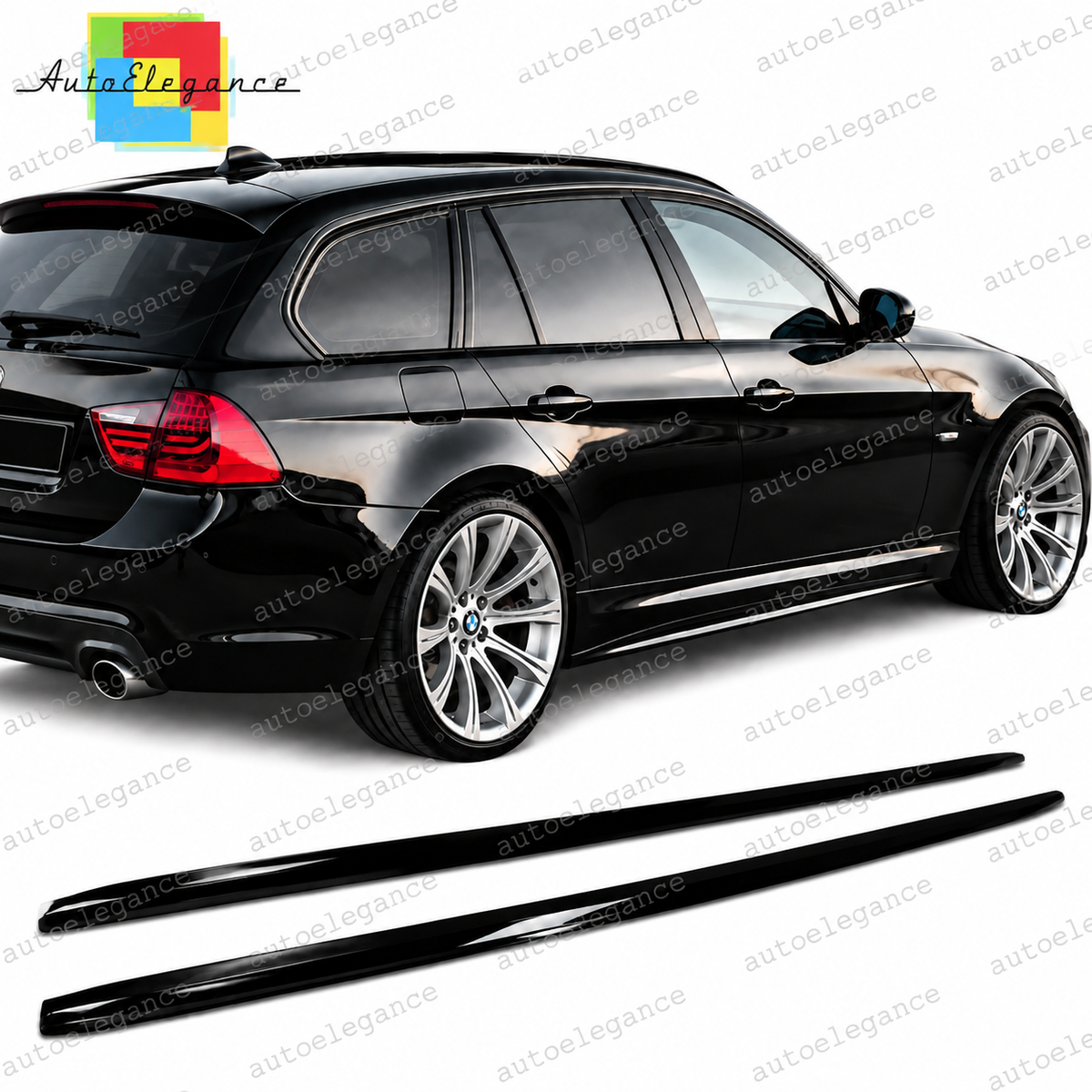 💕 Sotto Minigonne Adatte per BMW Serie 3 E90 E91 Look Sportivo 💕