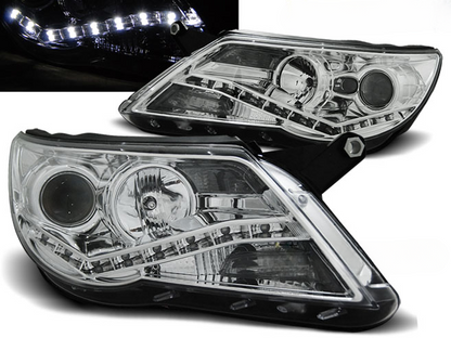 FARI ANTERIORI DAYLIGHT CHROME per VW TIGUAN 10.07-11