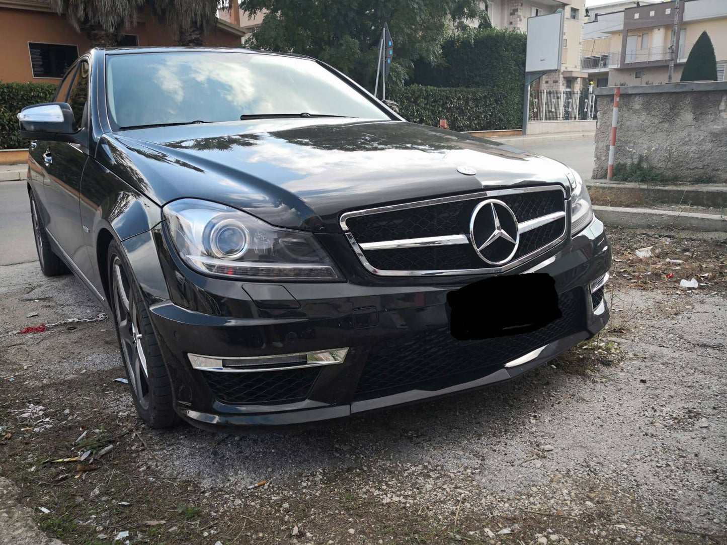 Paraurti anteriore adatto per Mercedes Classe C W204 S204 C204 (2007-2015)
