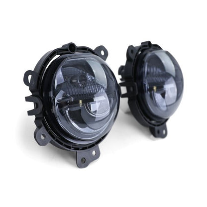 Pair of Daytime Running Lights + Black Position Lights for Mini F54 F55 F56 F57 14-21