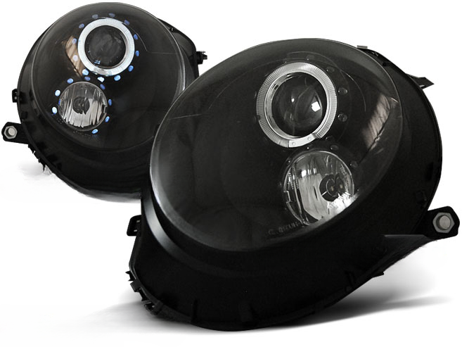 FARI ANTERIORI ANGEL EYES NERO atto per BMW MINI (COOPER) 06-14