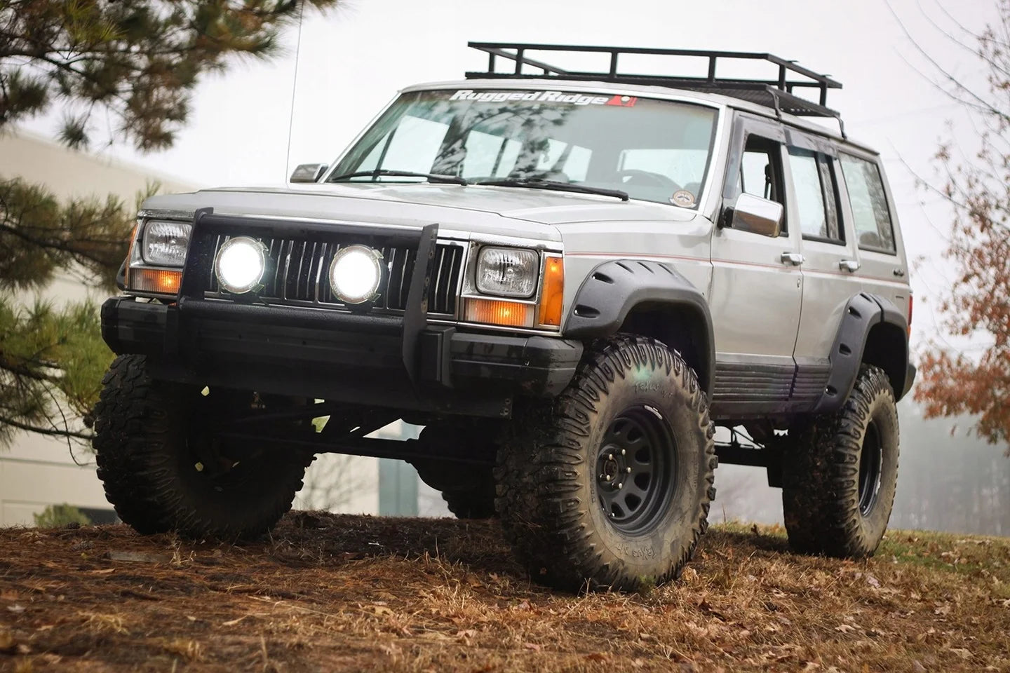 🔥2242 PARAFANGHI ADATTO PER GRAND CHEROKEE XJ 1984-2000 GREZZO (8 PEZZI)🔥