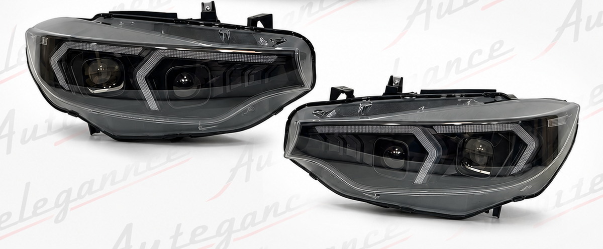ART.10717 FARI ANTERIORI ADATTO PER BMW 4 F32 / F33 / F36 2013-2017 Look G80