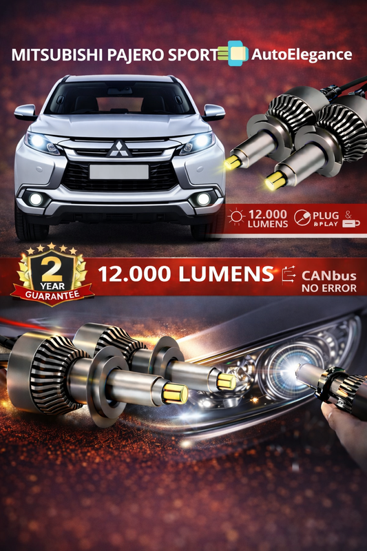 KIT LED MITSUBISHI PAJERO SPORT ANABAGLIANTI H7 CANBUS Bianco 6500K 360 gradi