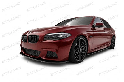0890⭐FRONT BUMPER SPLITTER BMW 5 SERIES F10 F11 ABS GLOSSY BLACK MSP⭐ 