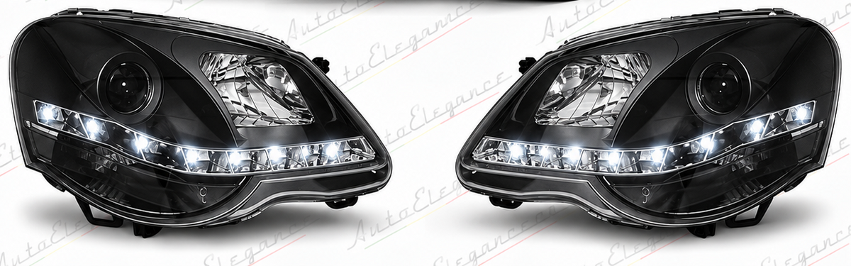 ART.6521 FARI ANTERIORI ADATTO PER  VW POLO 9N3 2005-2009