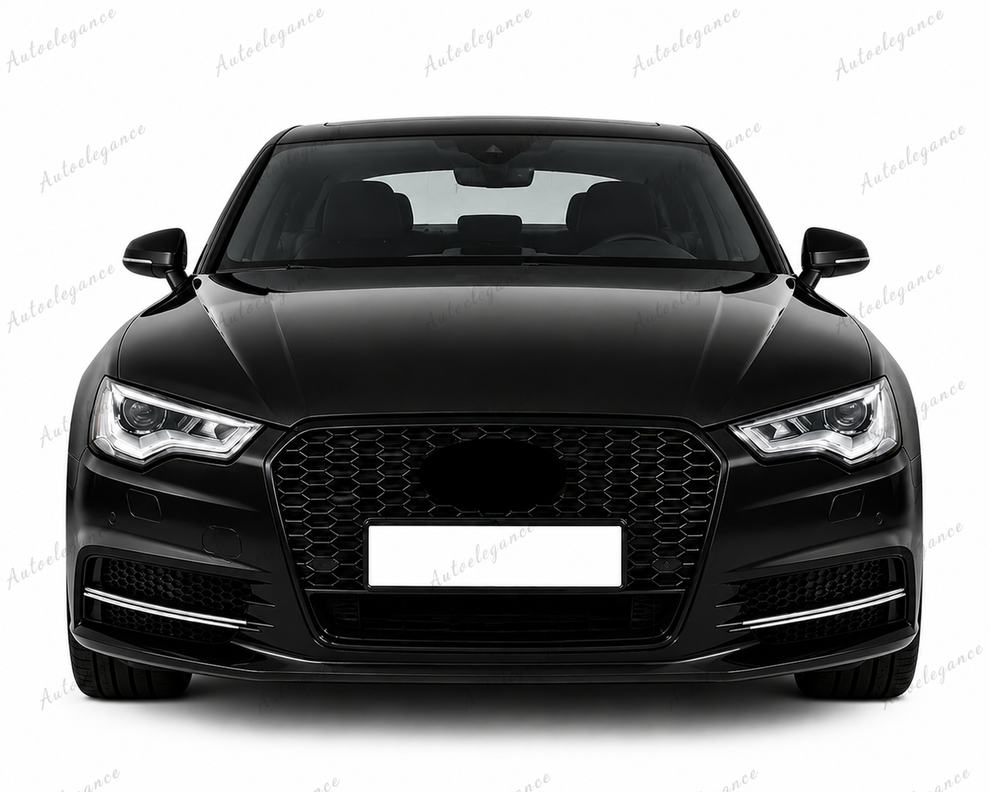 🔥ART.0589 GRIGLIA ADATTO PER AUDI A6 4G C7 2012-2015 LOOK RS6 NERA🔥